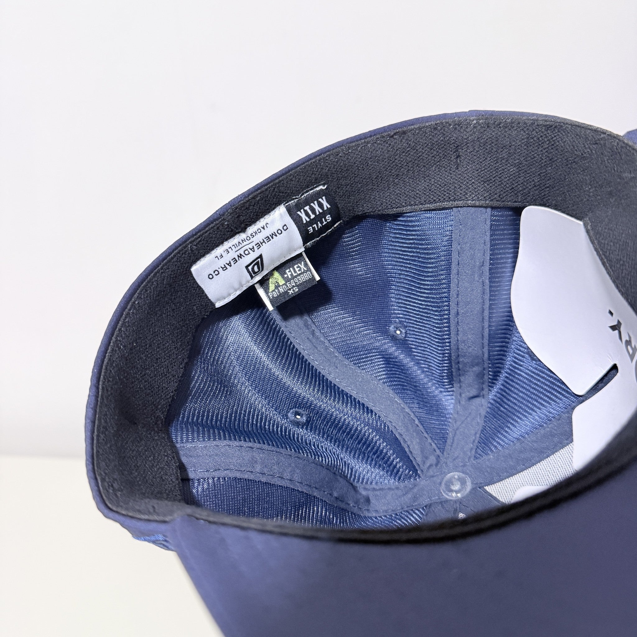 Stars Game Hat XS Navy Columbia Blue Star Flex Fit Baseball Cap