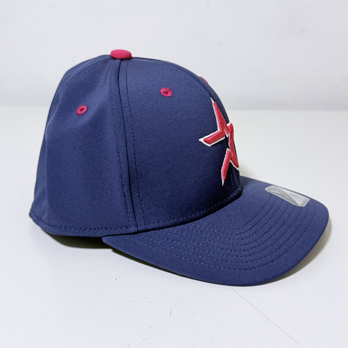 Stars Game Hat XS Navy Red Star Flex Fit Baseball Cap
