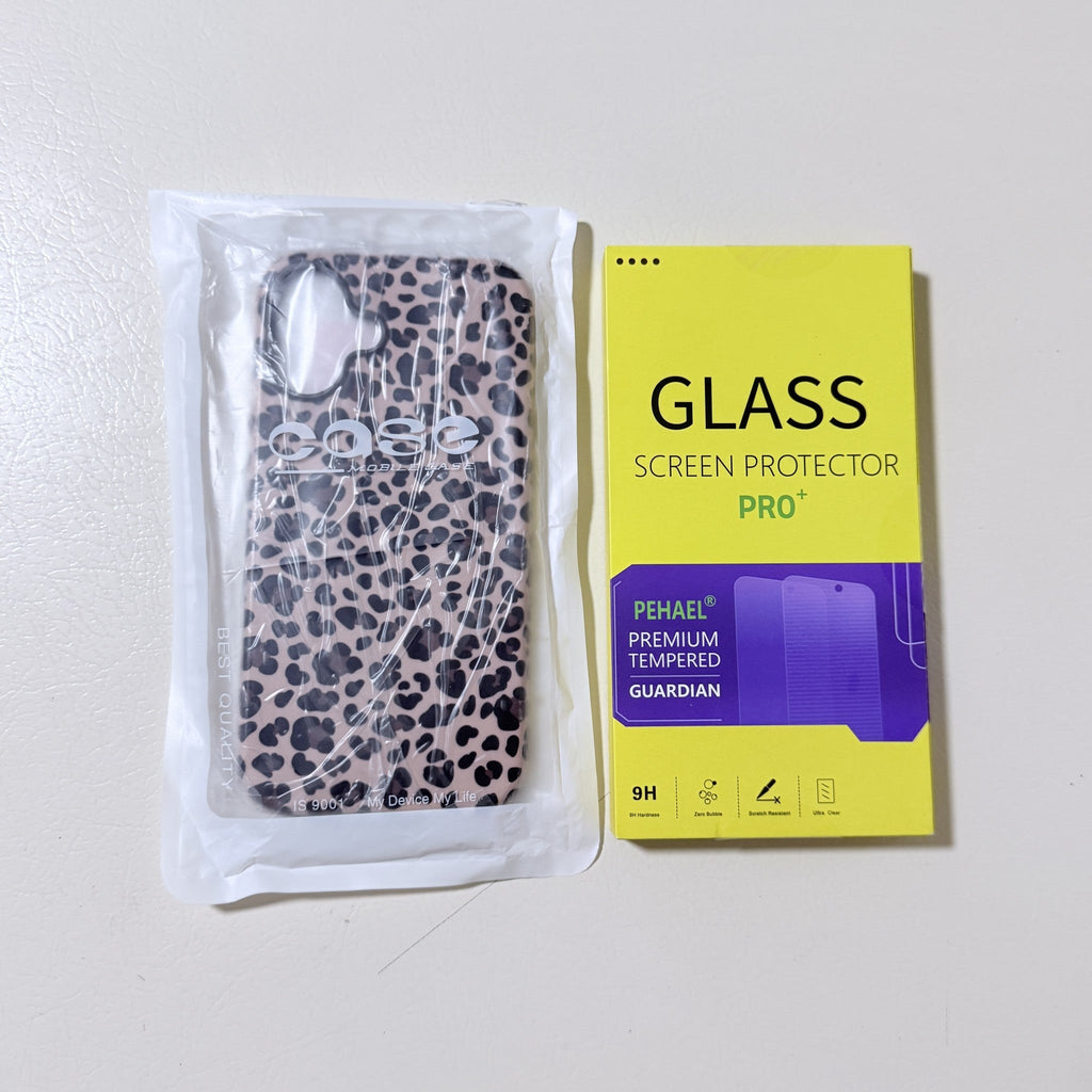 Cheetah Case Bundle for iPhone 16 Plus - Screen & Privacy Protectors