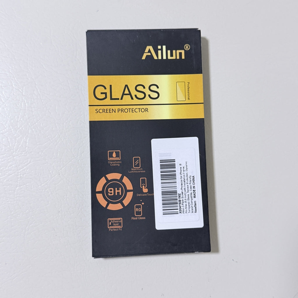 3 Pack Screen Protector for iPhone 16 Pro Max Tempered Glass with Frame
