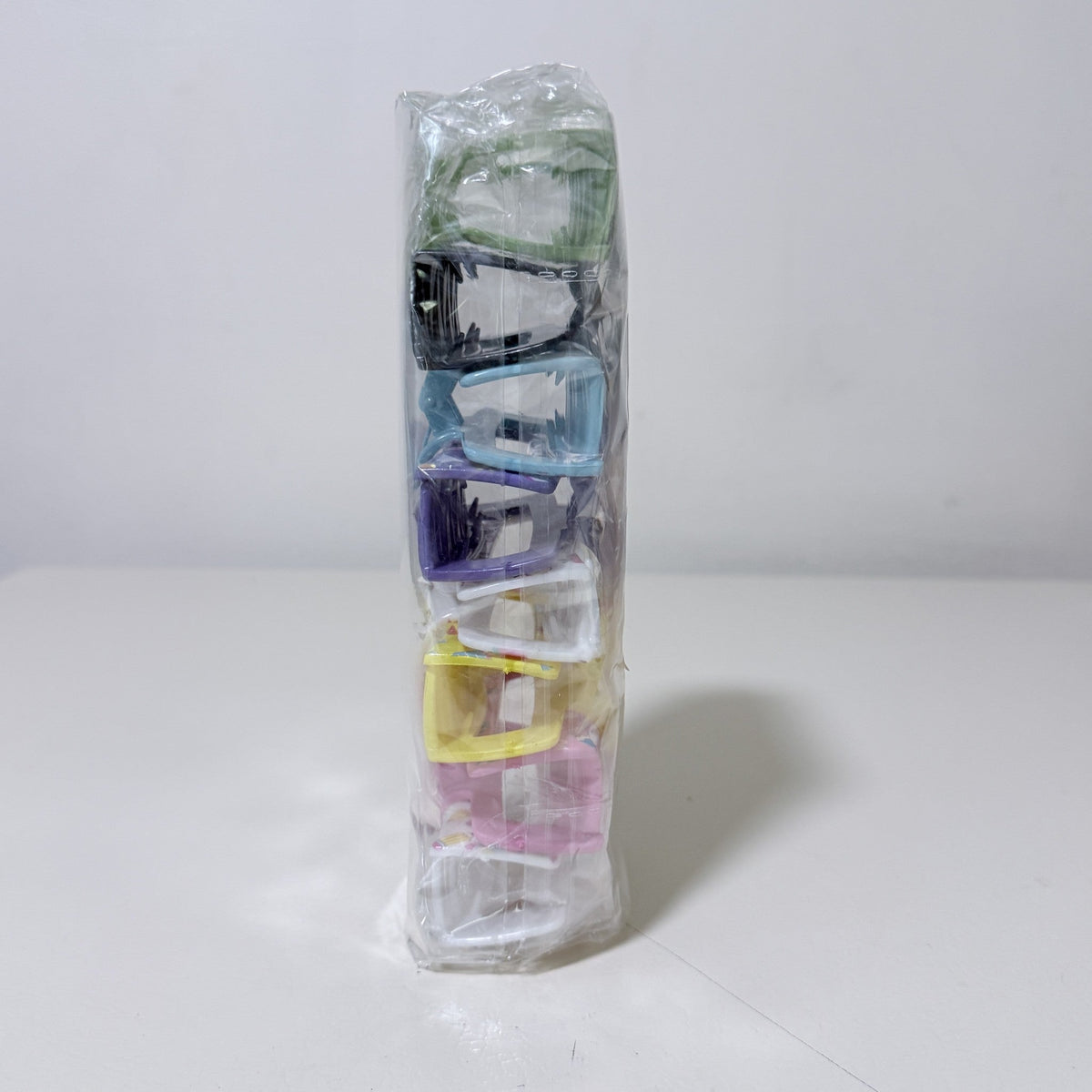 Hair Claw Clips 8 Pack School Teacher Print Large Clips Thick Hair