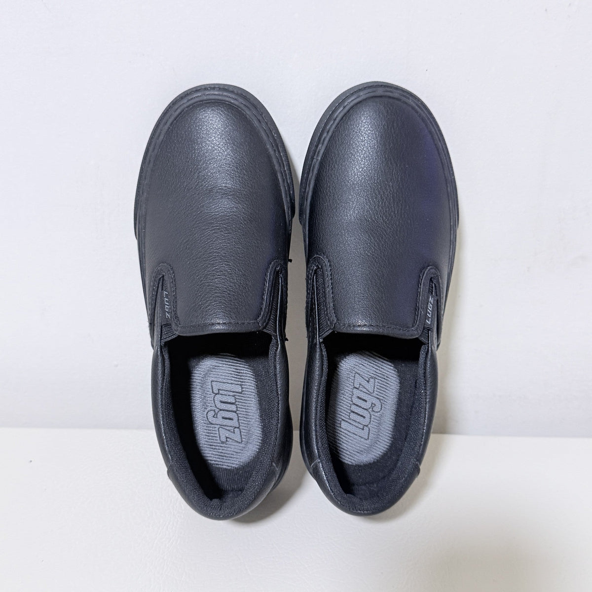 Lugz Clipper SR Slip Resistant Slip On Work Shoes Womens 6.5 Black