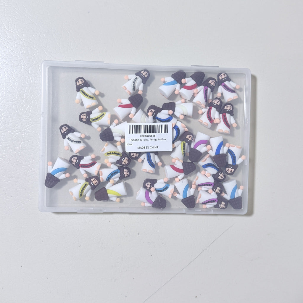 36 Pack Mini Jesus Figures Easter Egg Stuffers Sunday School Favors