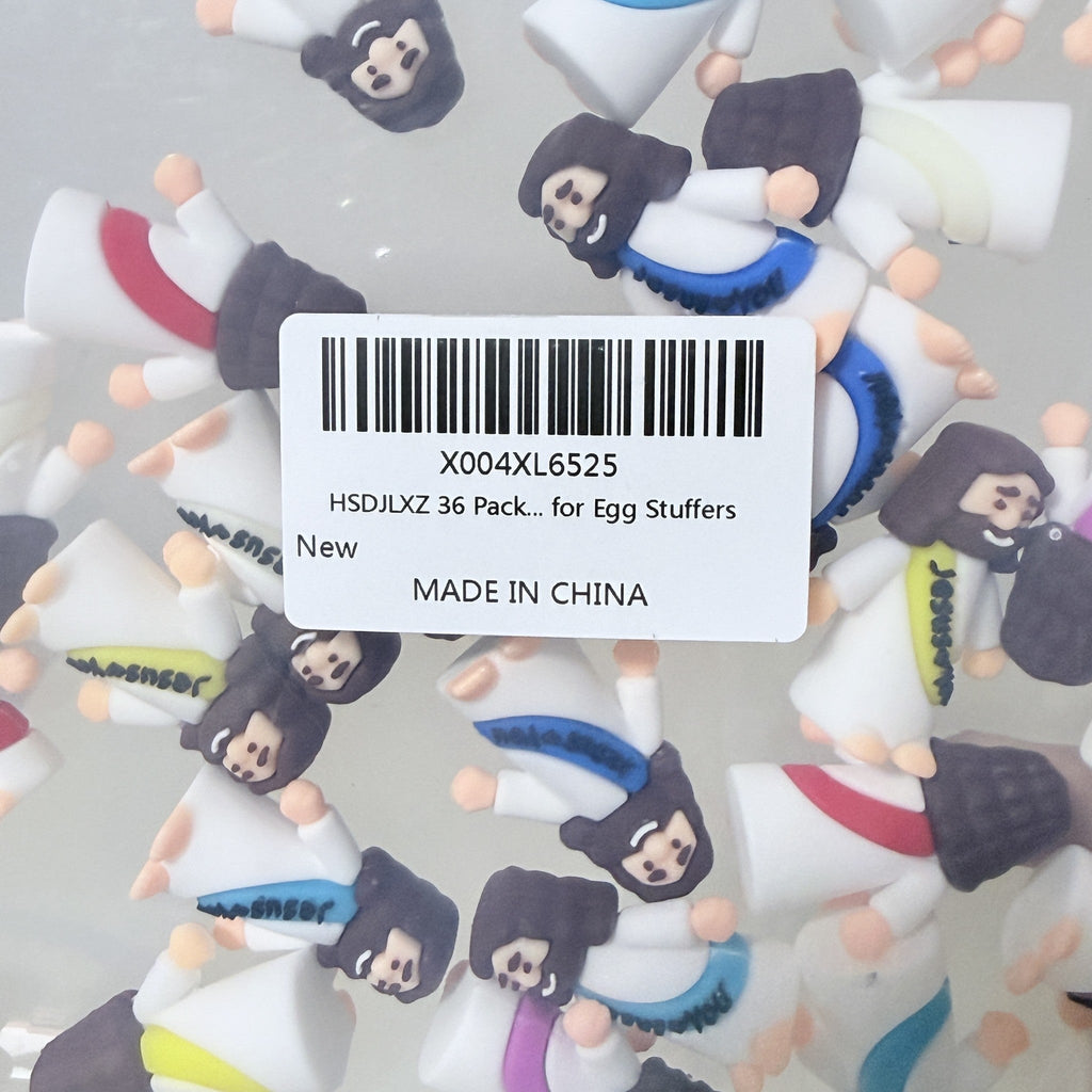 36 Pack Mini Jesus Figures Easter Egg Stuffers Sunday School Favors