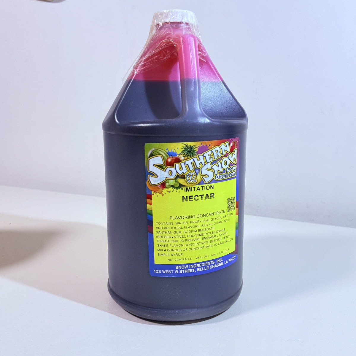 Southern Snow Imitation Nectar Snowball Flavor Concentrate 1 Gallon 128 oz