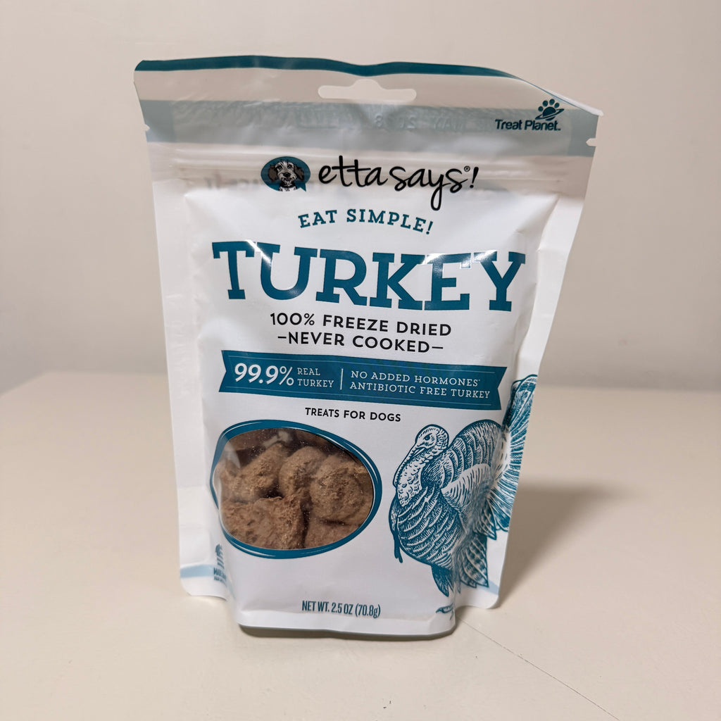 Etta Says Freeze Dried Dog Treats 3-Pack, Lamb Turkey and Duck, 2.5 oz Each, Best By May 2028
