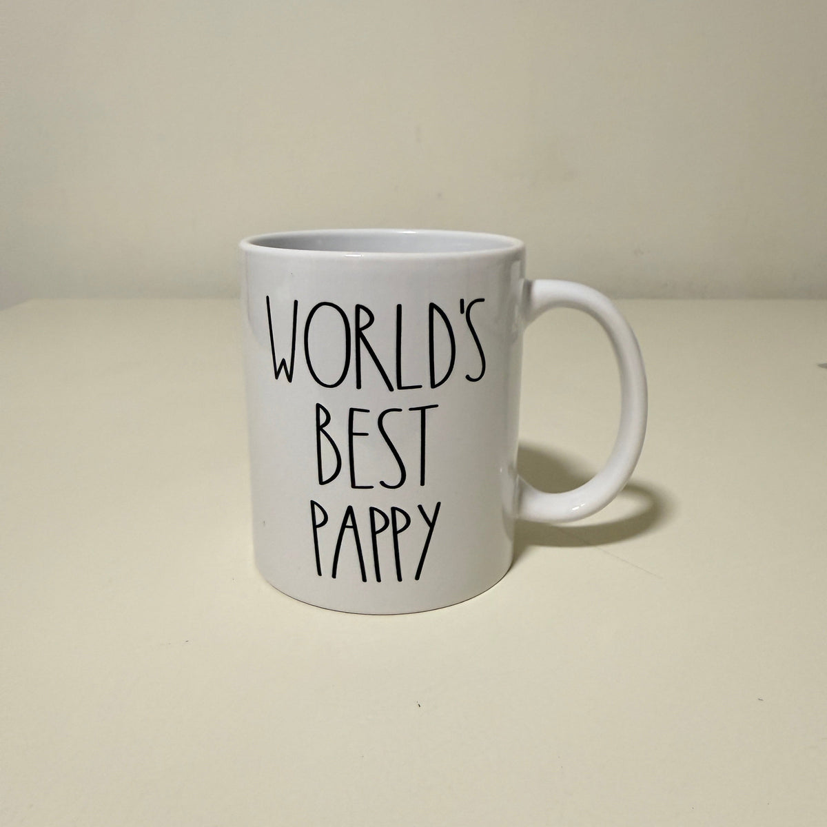 World's Best Pappy 11 oz Ceramic Coffee Mug, White