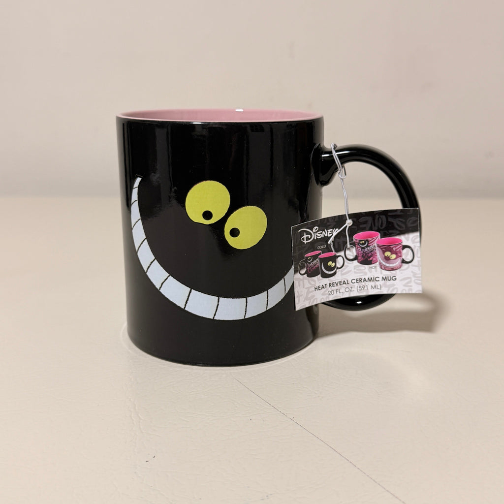 Silver Buffalo Disney Alice in Wonderland Cheshire Cat Curiouser Heat Reveal Mug, 20 oz