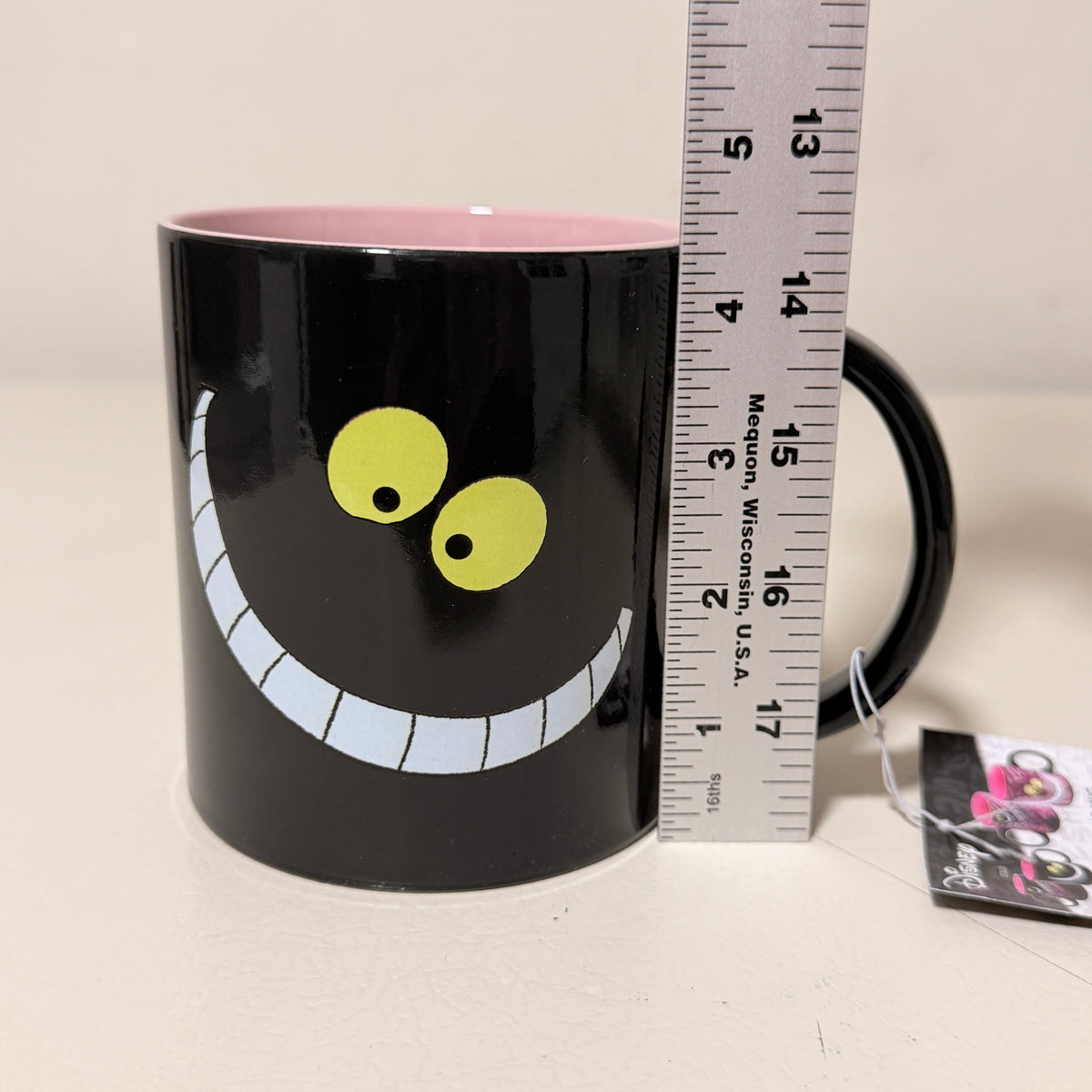 Silver Buffalo Disney Alice in Wonderland Cheshire Cat Curiouser Heat Reveal Mug, 20 oz