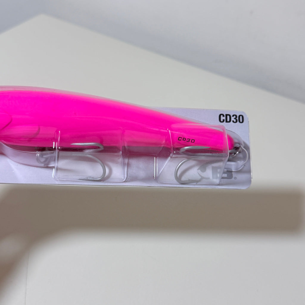 Bomber Lures Certified Depth CD30 Saltwater Trolling Plug, 8 in, 4 oz, Hot Pink