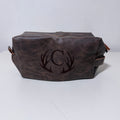 PU Leather Toiletry Bag for Men Laser-Engraved Initial C
