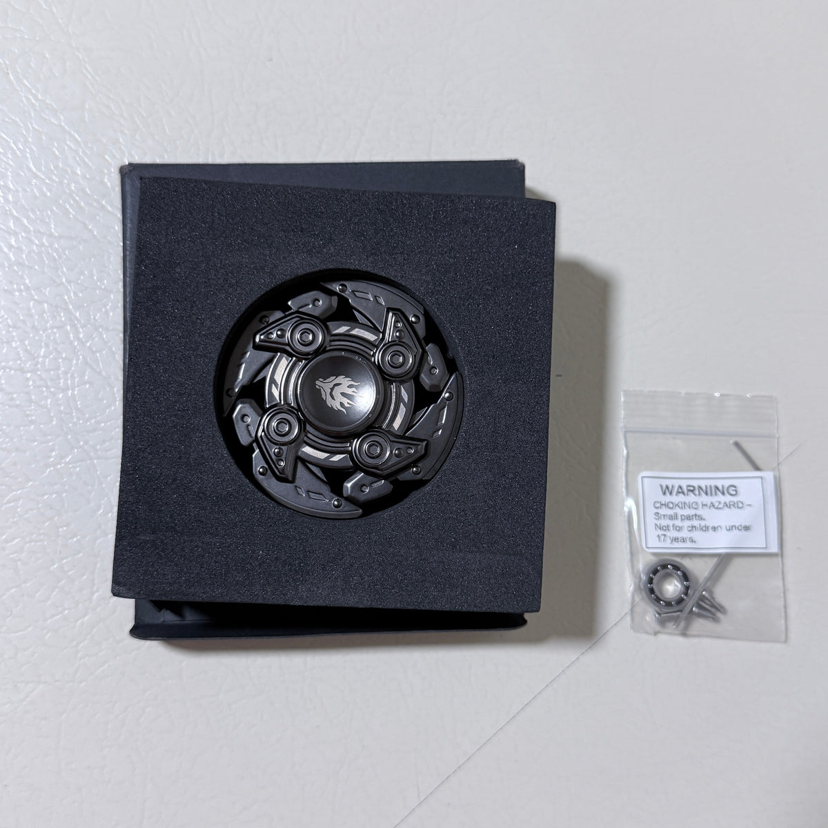 Fidget Spinner for Adults, Magnet Open-Armor Metal Fidget