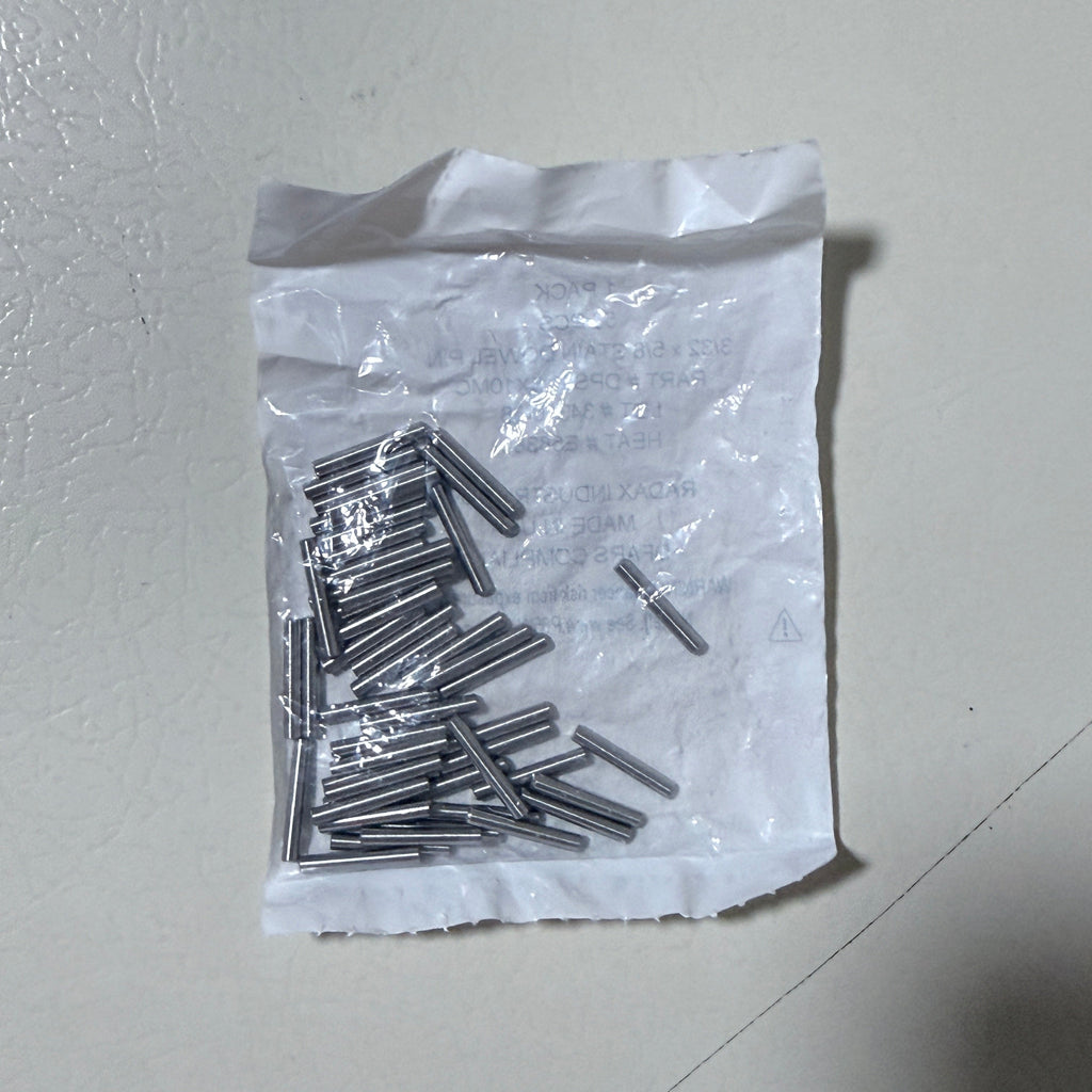 Radax Industries Stainless Steel Dowel Pins 3/32 x 5/8 in, 50 Pack, Made in USA, DFARS Compliant
