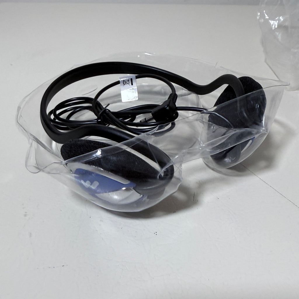 Williams Sound HED 036 Stereo Behind the Head Headphone, 3.5 mm, 16 Ohm, Blue and Black