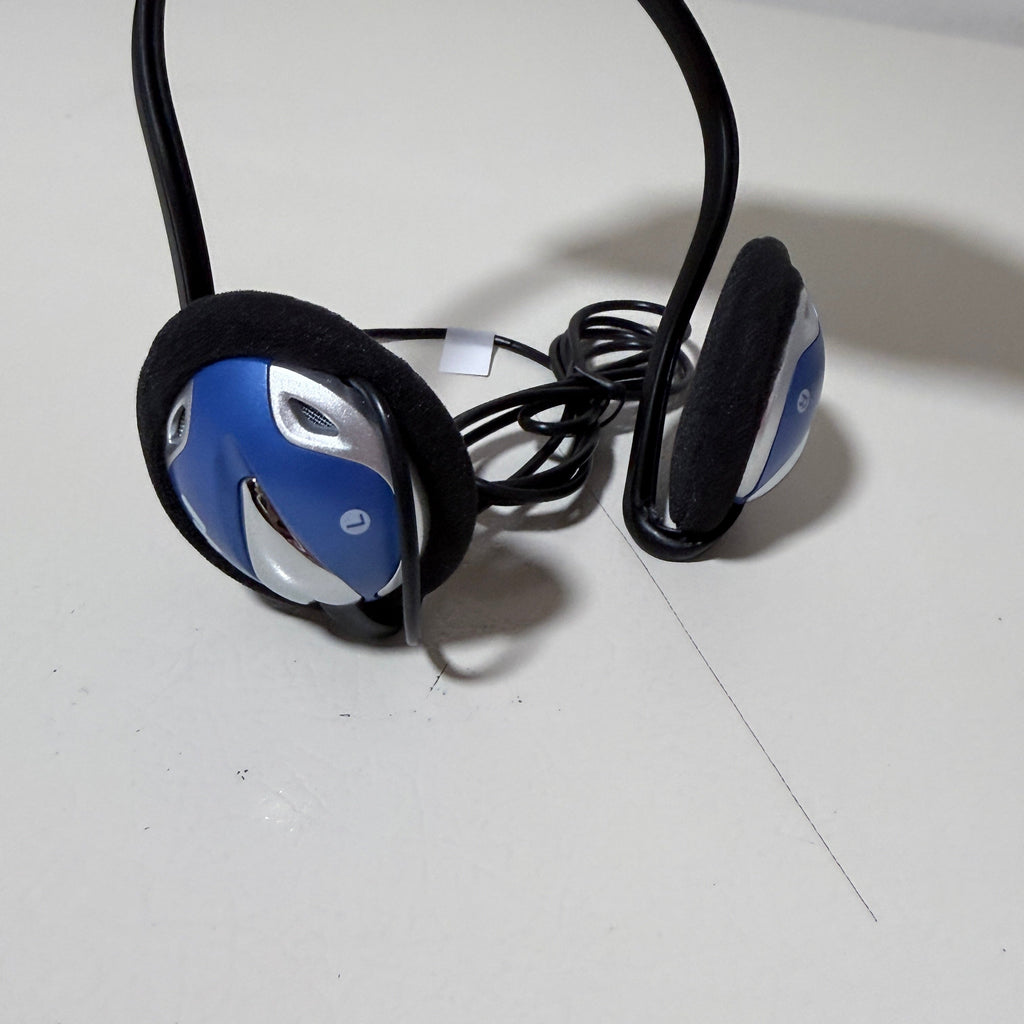 Williams Sound HED 036 Stereo Behind the Head Headphone, 3.5 mm, 16 Ohm, Blue and Black