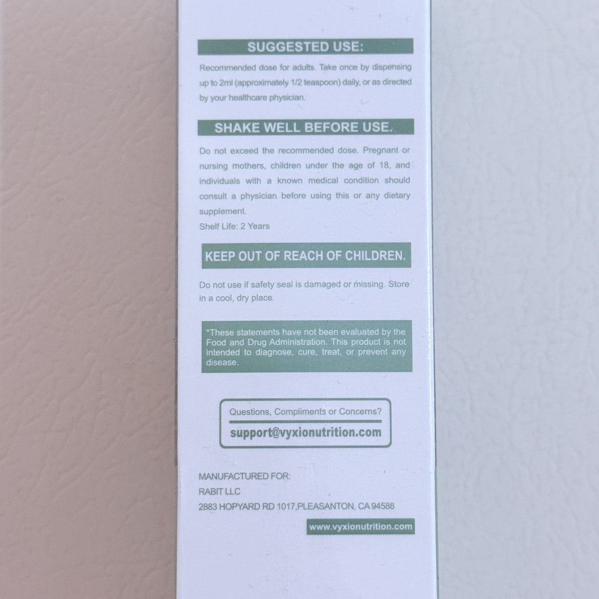 Rhodiola Rosea Liquid Drops, L-Theanine, Saffron, 2 fl oz, Exp 02/2028