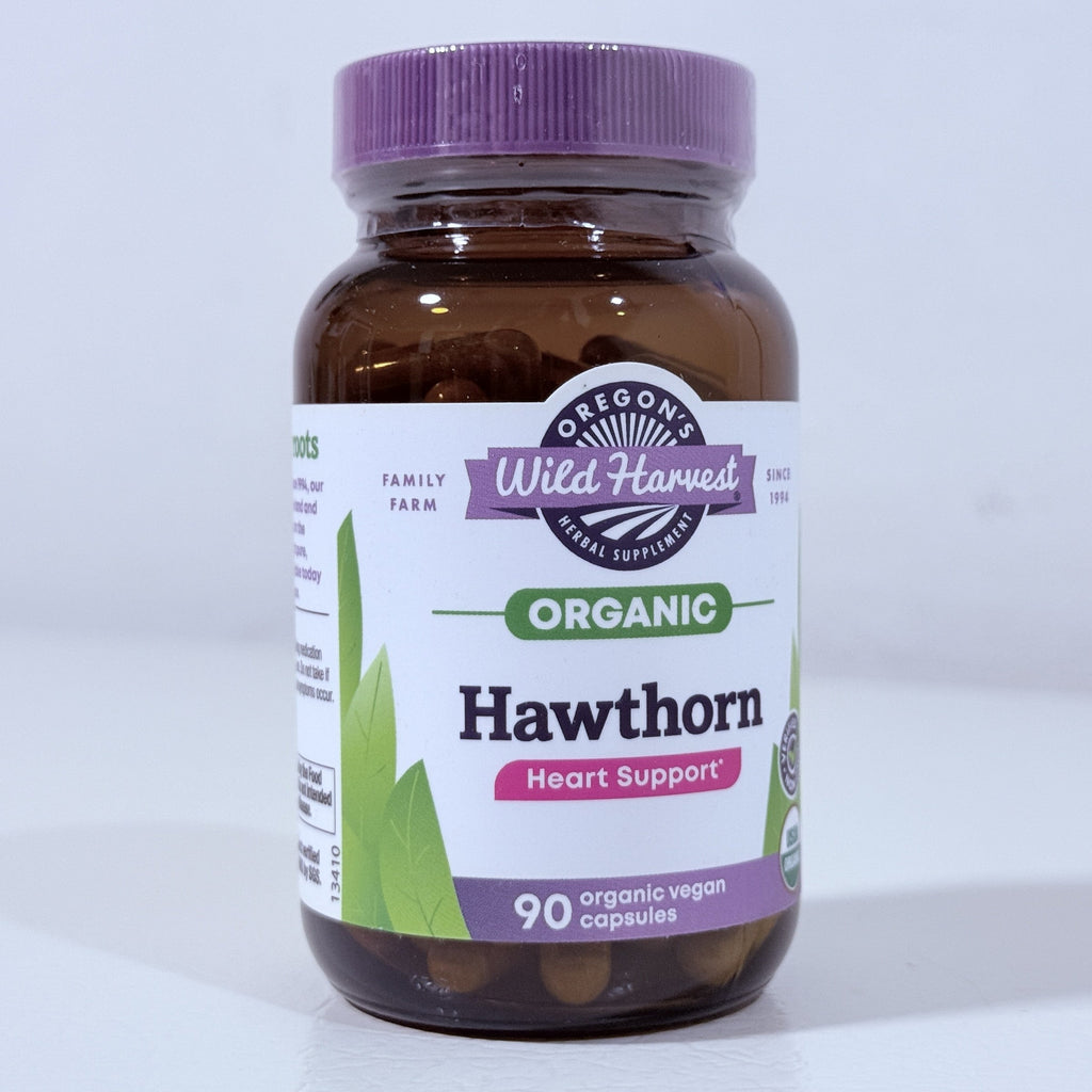 Oregon's Wild Harvest Organic Hawthorn, 90 Vegan Capsules, Exp 01/2029
