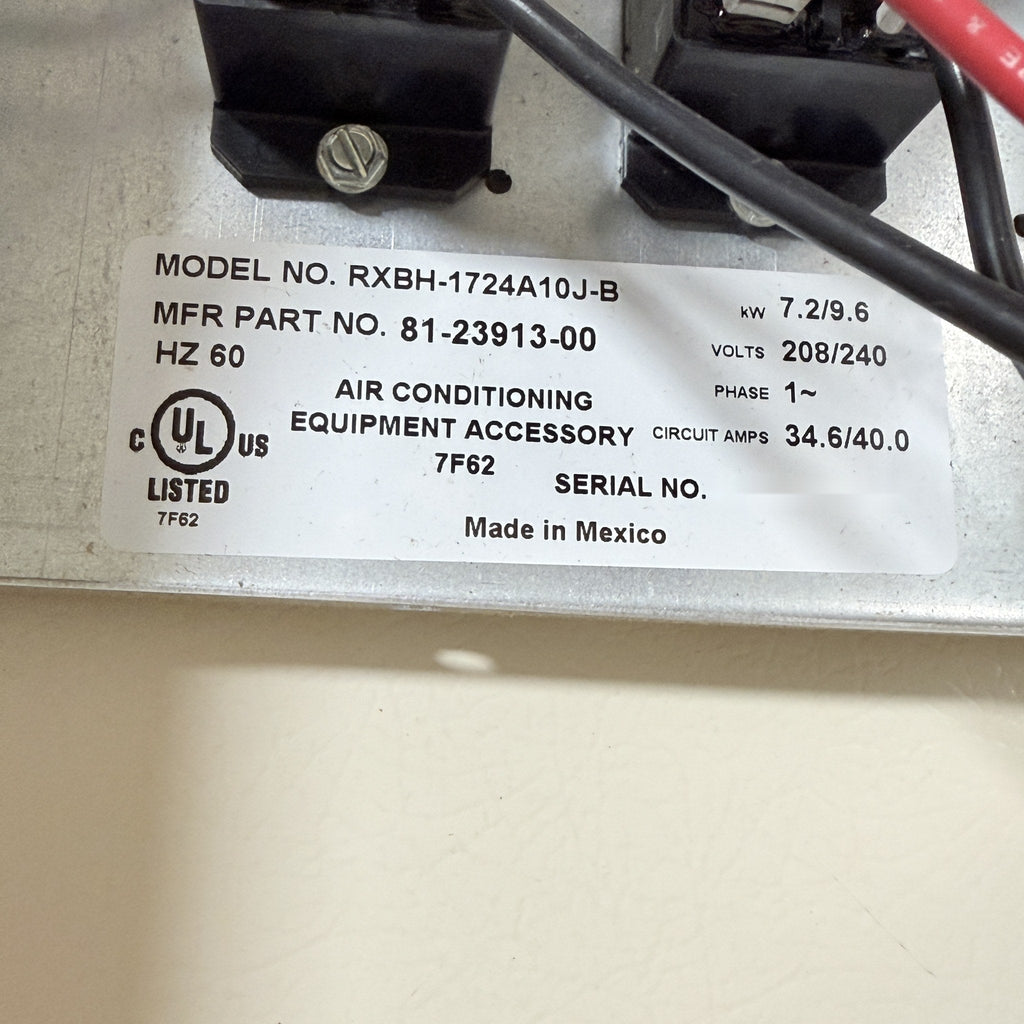 Rheem Protech RXBH-1724A10J-B 10kW Heater Kit with 60A Breaker