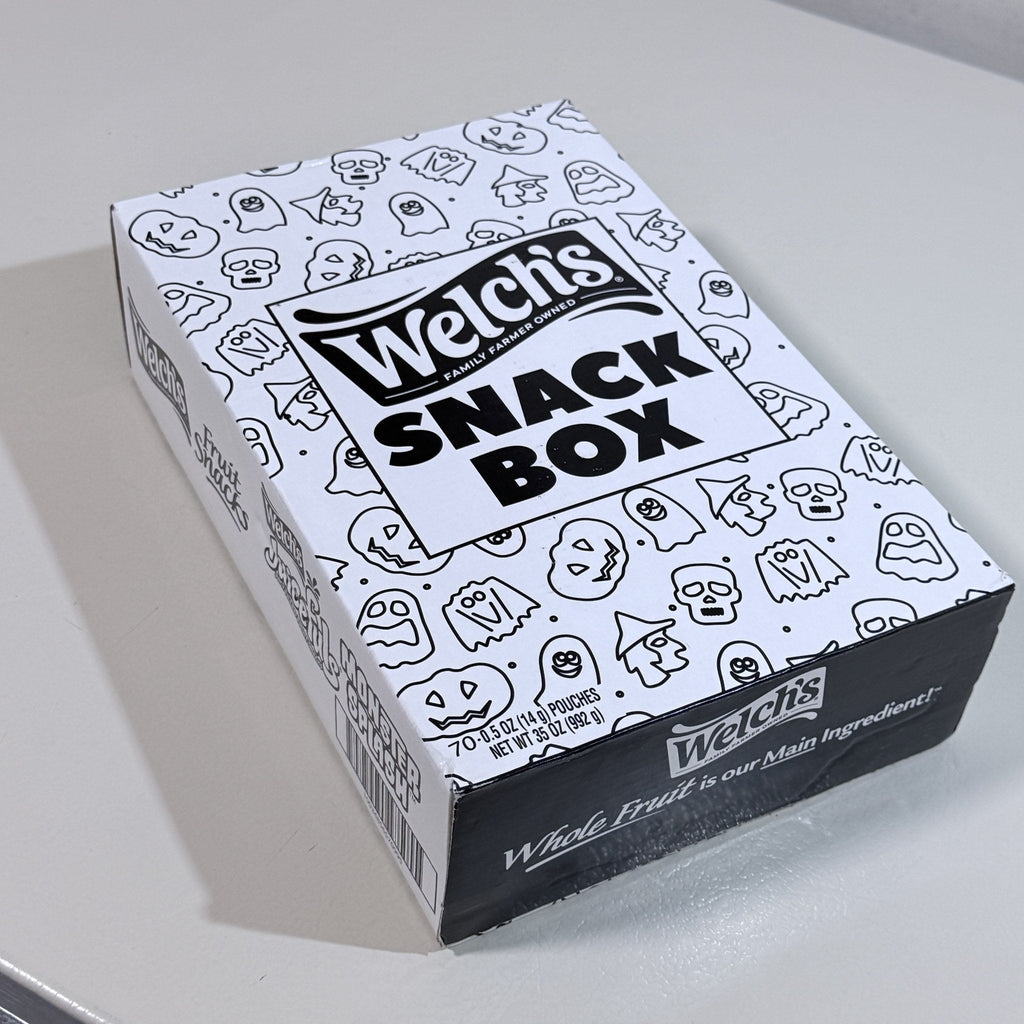 Welch's Halloween Snack Box, 70 Fruit Snack Pouches, 35 oz, BB 04/2027