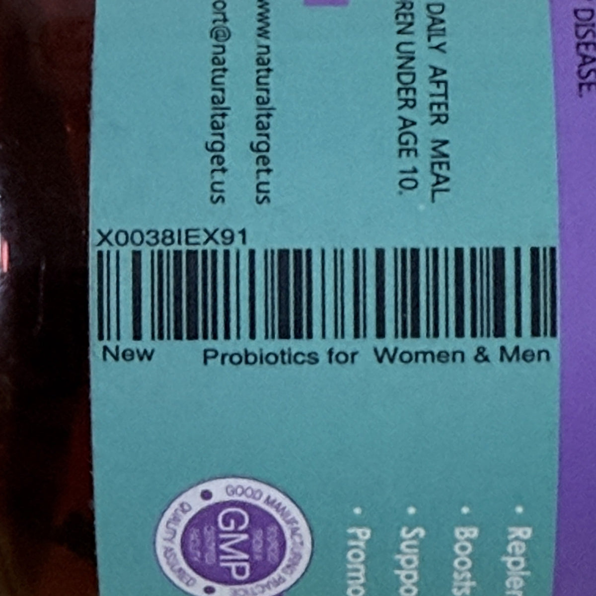 Nature Target 5-in-1 Probiotics 100 Billion CFU, 90 Caps, Exp 06/2028
