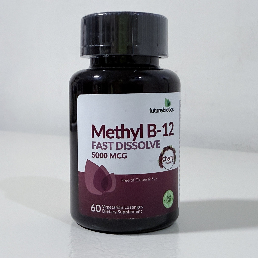Futurebiotics Methyl B-12 5000 mcg, Cherry, 60 Lozenges, Exp 07/2027