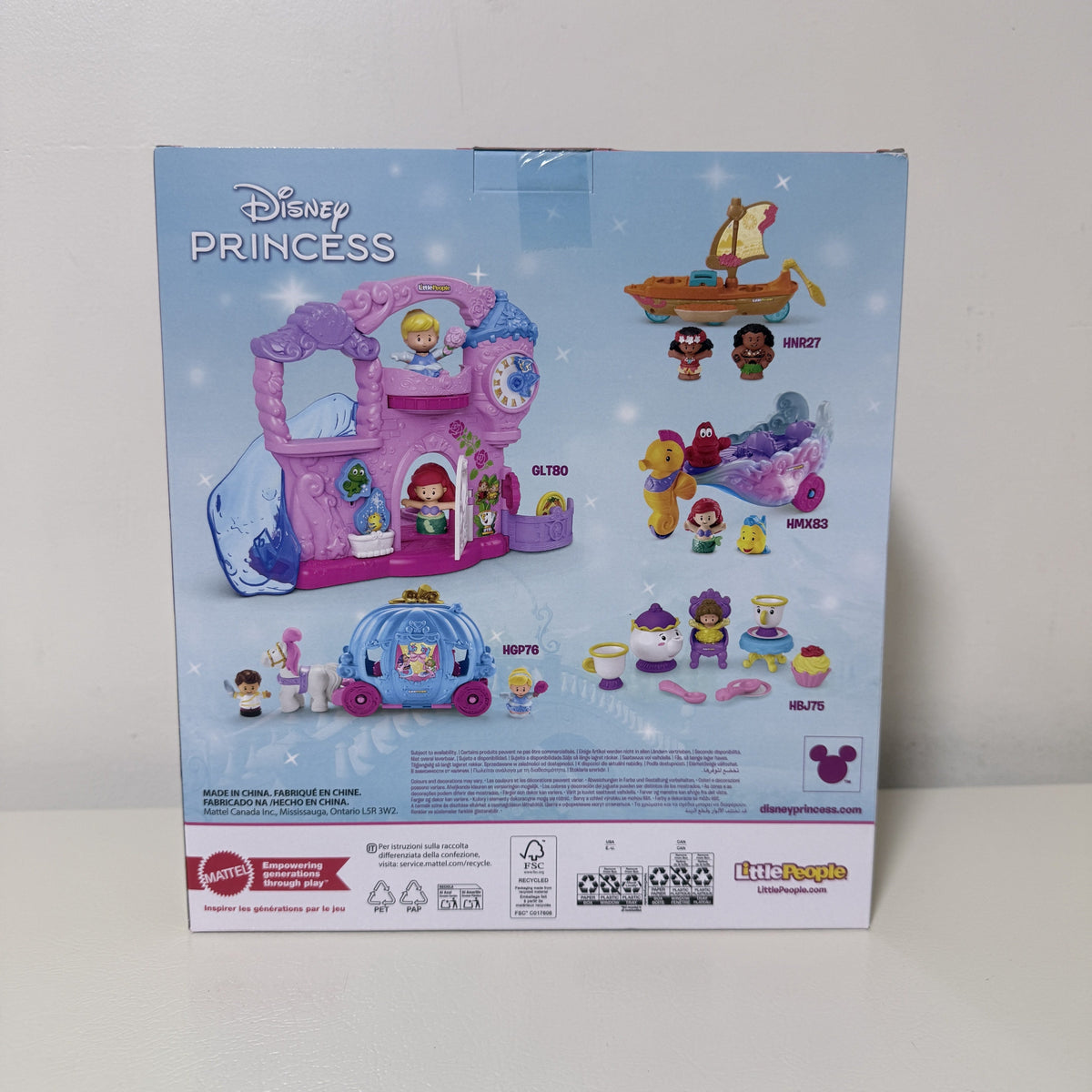Fisher-Price Little People Disney Princess Story Duos, 8 Figures