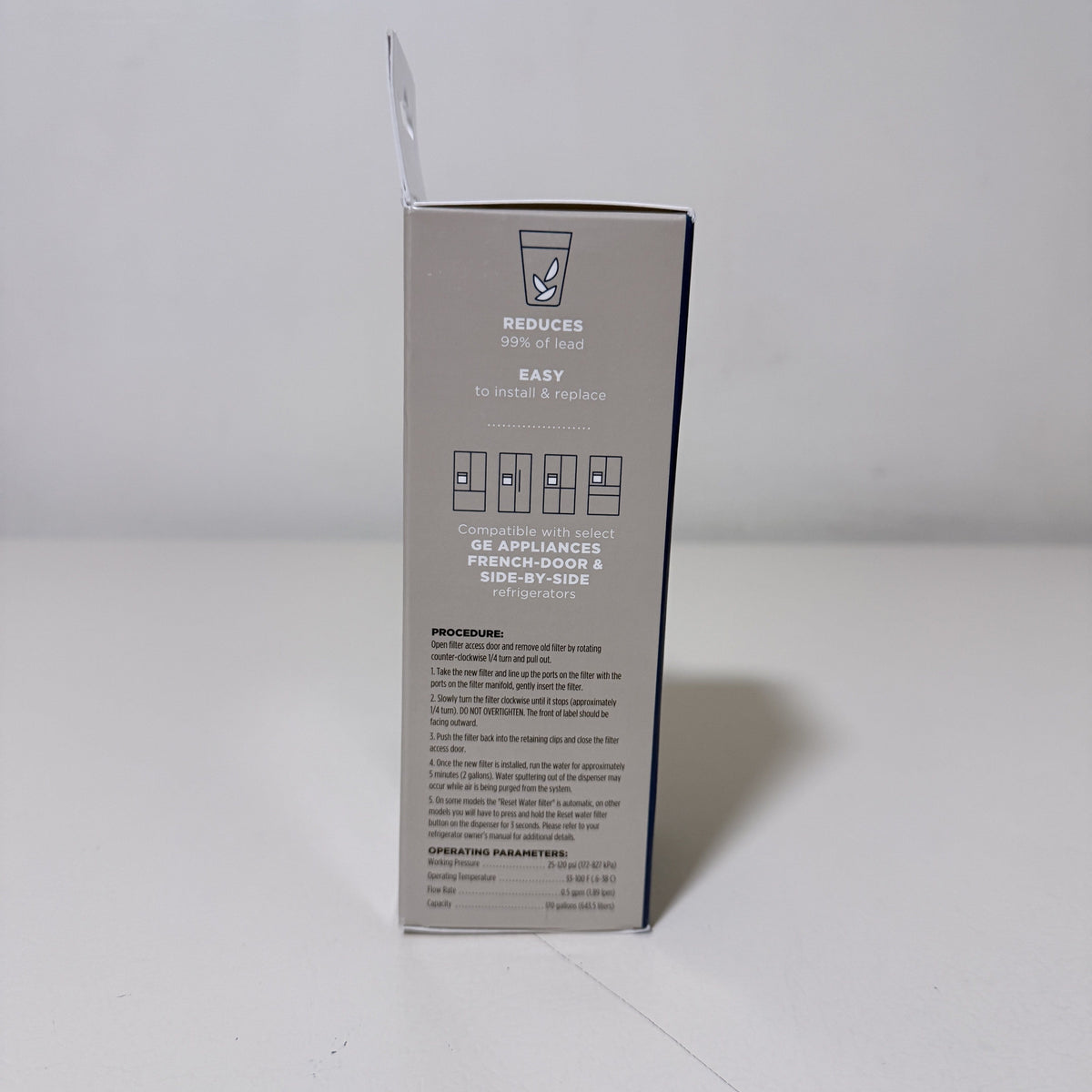 GE XWFE Refrigerator Water Filter, Genuine GE Appliances