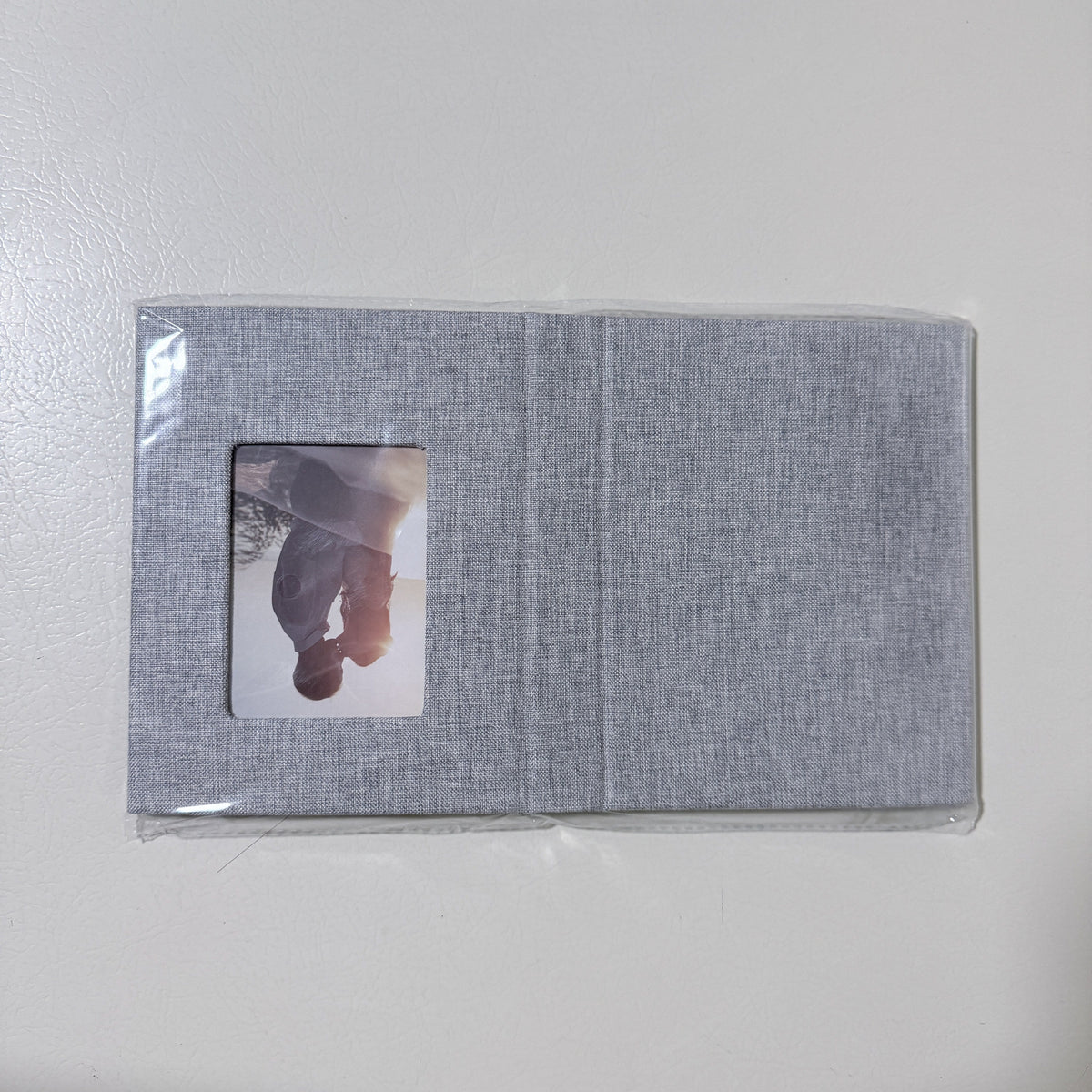 Small 4x6 Photo Albums, 2 Pack, Gray Linen Cover, 52 Photos