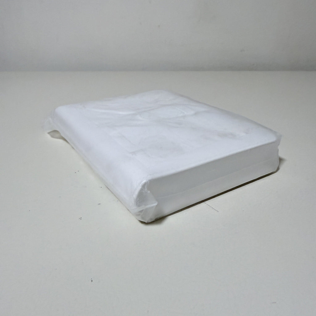 4x6 Photo Album, White Faux Leather with Snap Strap, Holds 68 Photos