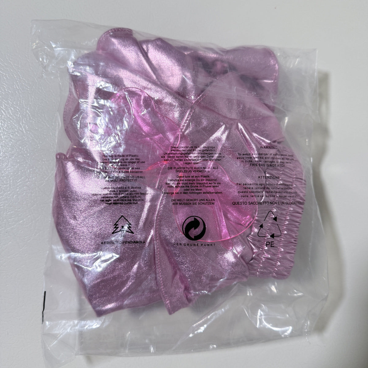 Girls Metallic Pink Ruffle Skirt with Heart Sunglasses, Size 130