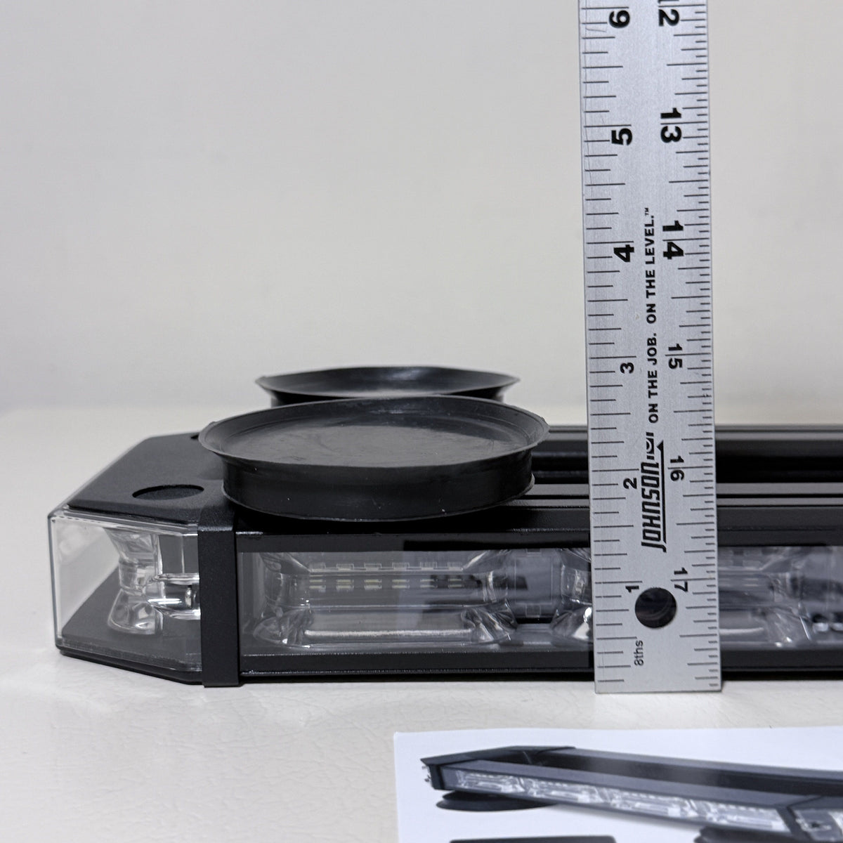 LED Rooftop Strobe Light Bar, Magnetic Base, Controller, 12V Plug