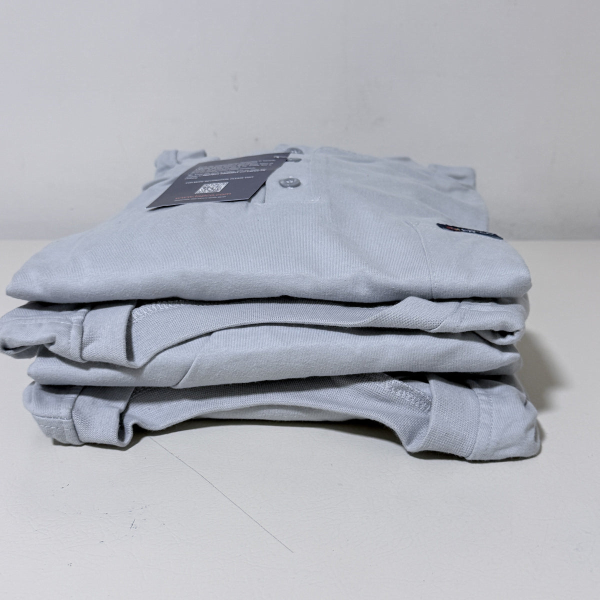 LAPCO FR Henley Tee Lot of 5, Gray, 5XL Tall, Flame Resistant CAT 2