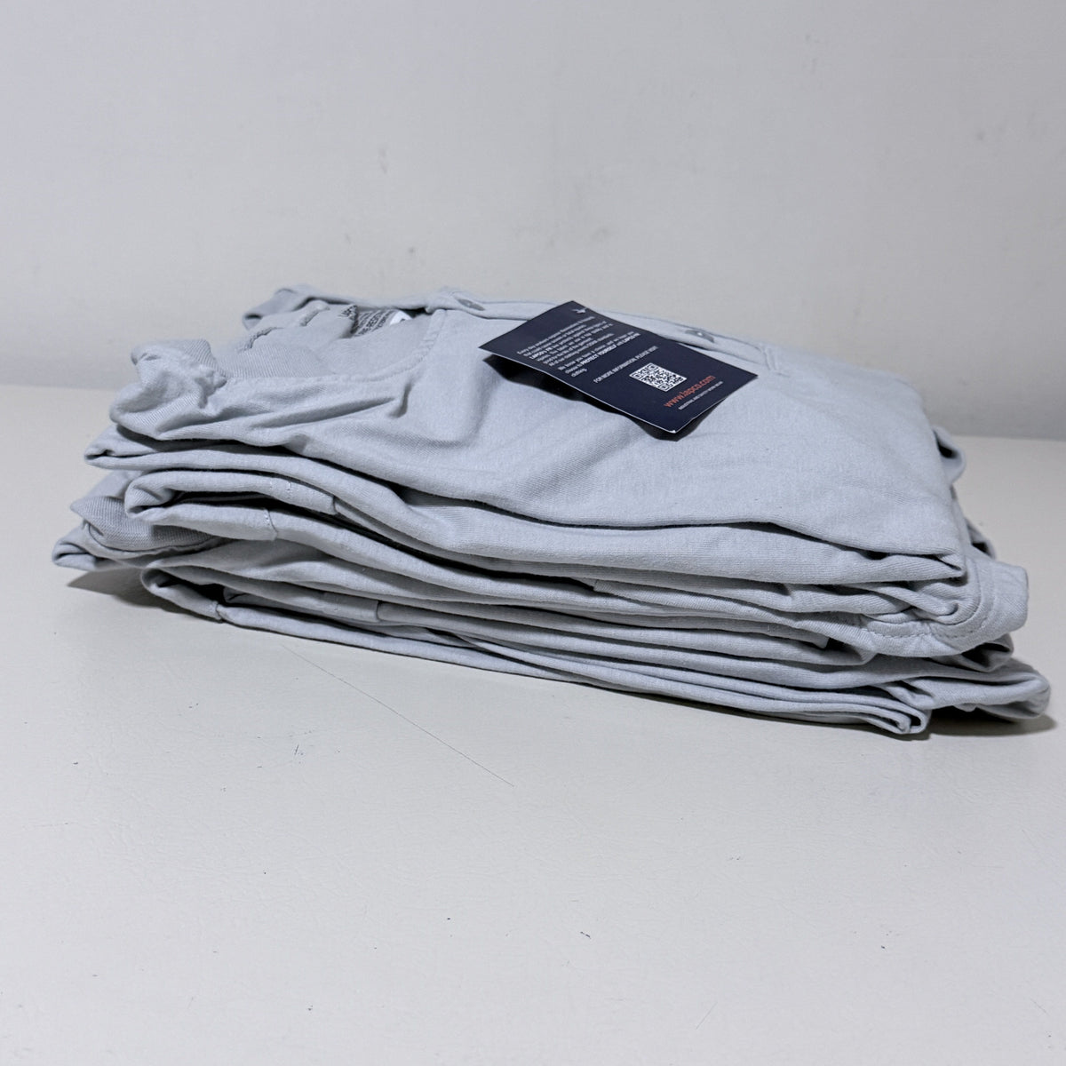 LAPCO FR Henley Tee Lot of 5, Gray, 5XL Tall, Flame Resistant CAT 2