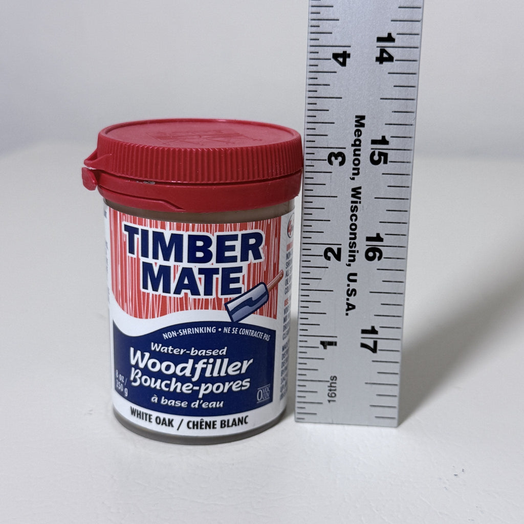 Timbermate Water-Based Wood Filler, White Oak, 8 oz, BB 12/2030