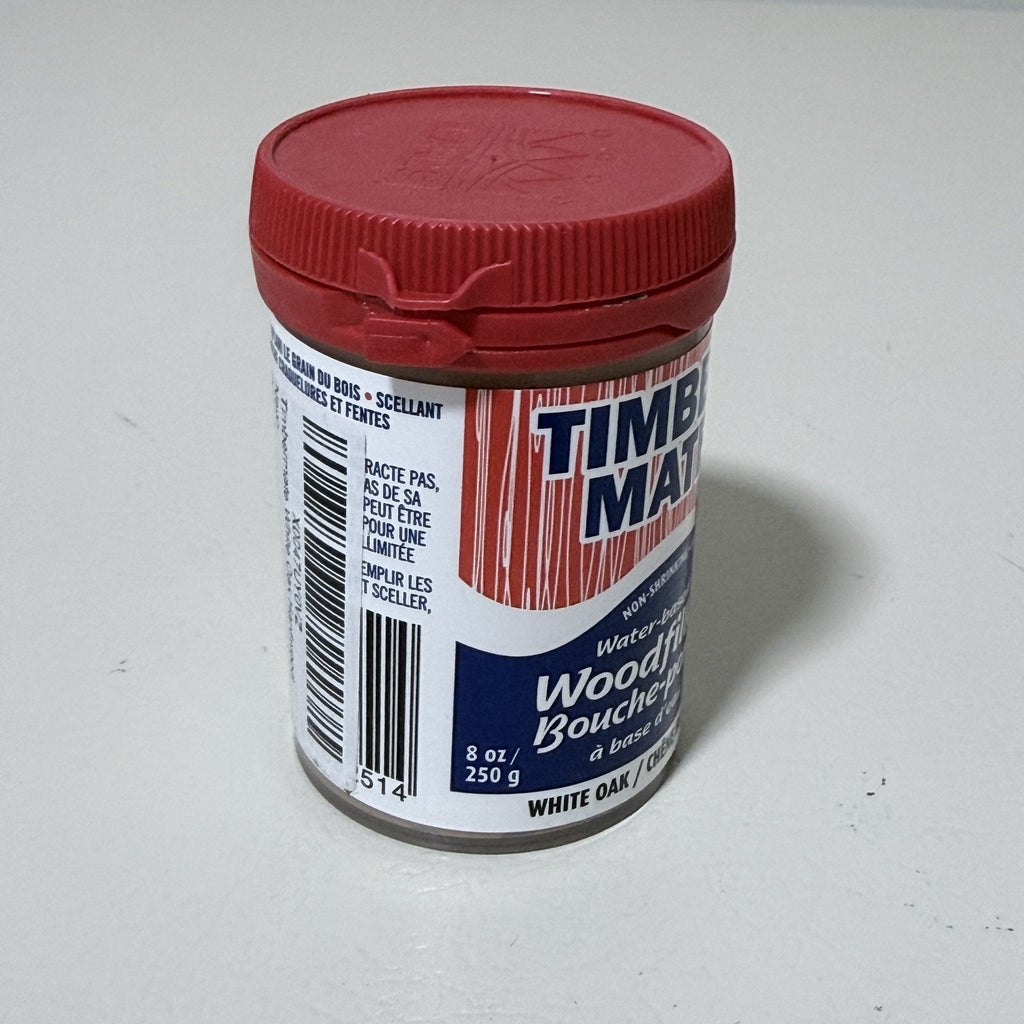 Timbermate Water-Based Wood Filler, White Oak, 8 oz, BB 12/2030