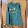 Salem Massachusetts Est. 1626 Embroidered Sweatshirt, Green, 2XL