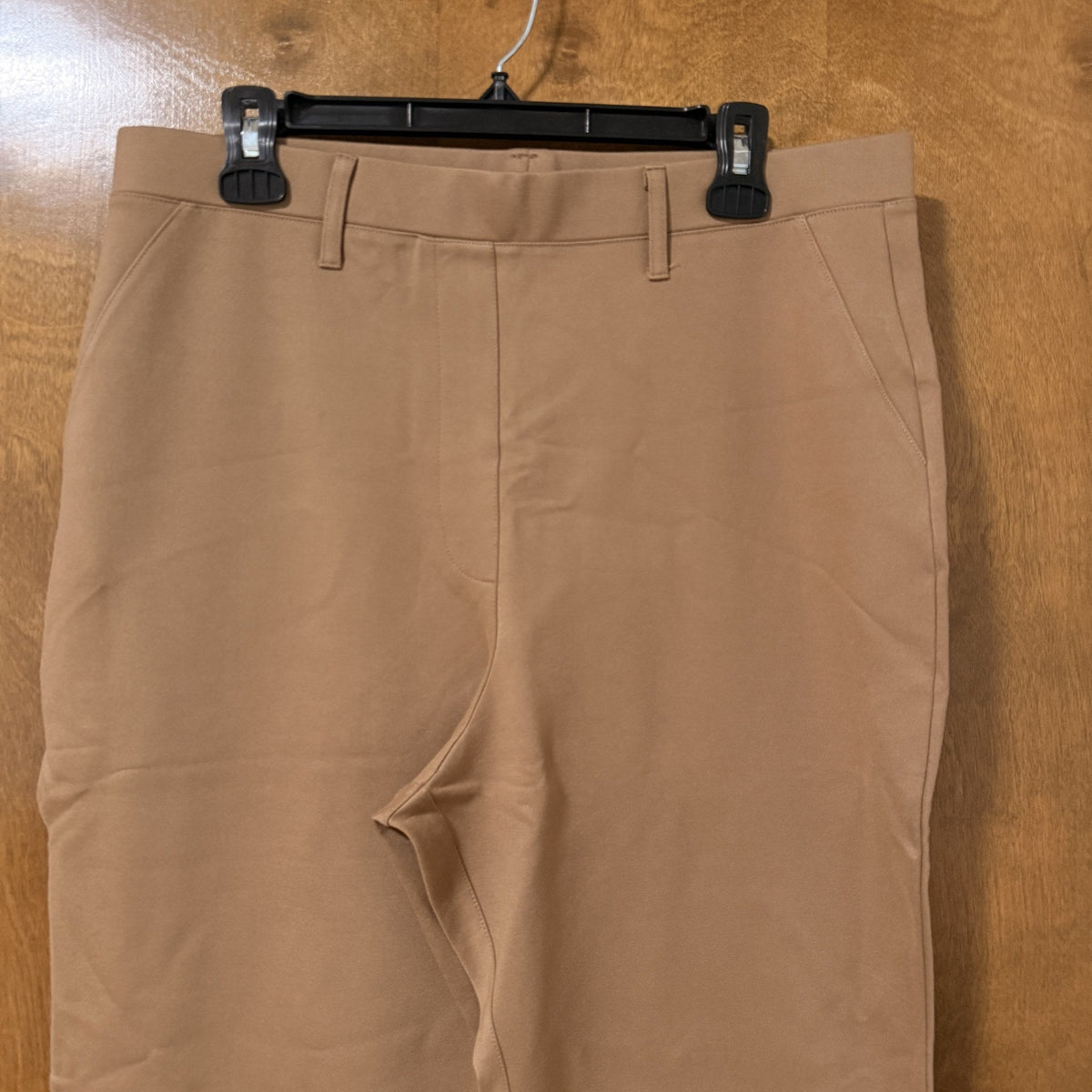 Quince Ultra-Stretch Ponte Straight Leg Pants, Roasted Pecan, XL
