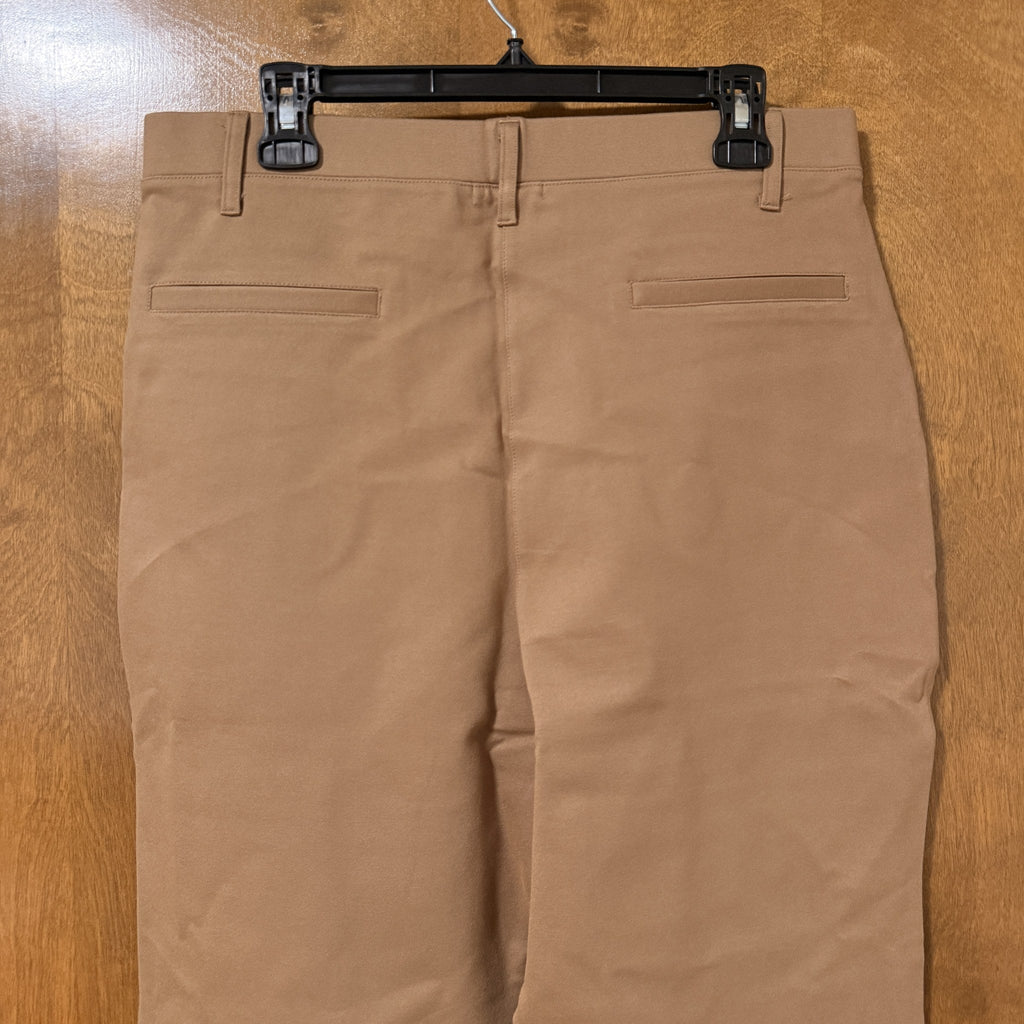 Quince Ultra-Stretch Ponte Straight Leg Pants, Roasted Pecan, XL