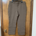 Quince Ultra-Stretch Ponte Straight Leg Pants, Dark Baltic Brown, XL