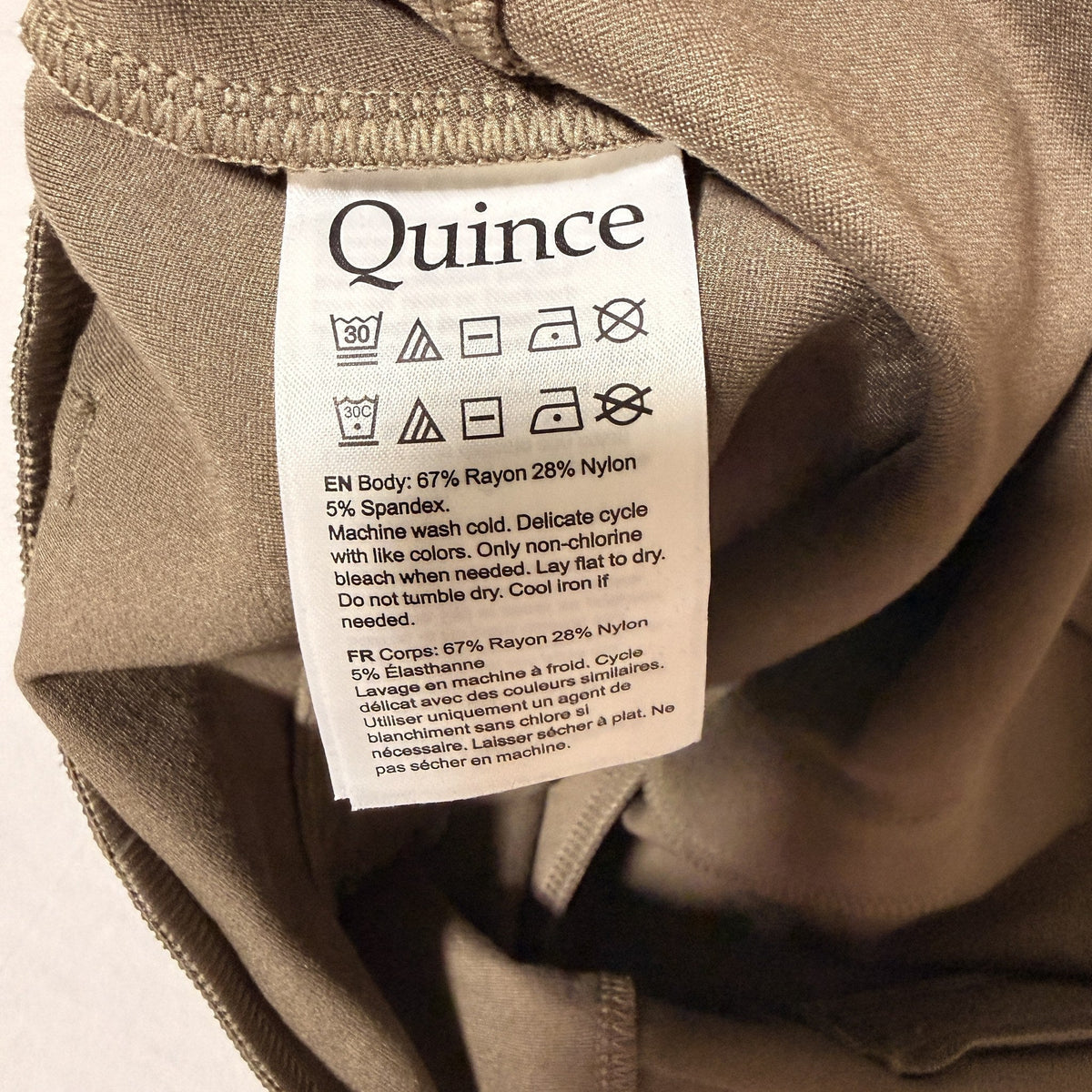 Quince Ultra-Stretch Ponte Straight Leg Pants, Dark Baltic Brown, XL