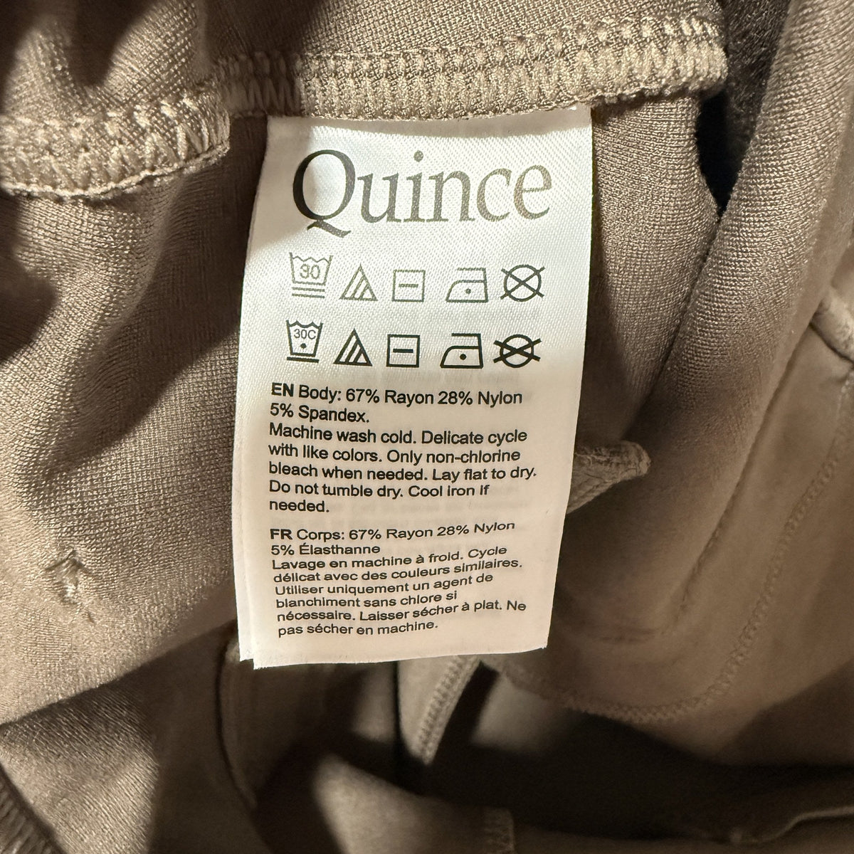 Quince Ultra-Stretch Ponte Straight Leg Pants, Dark Baltic Brown, XL