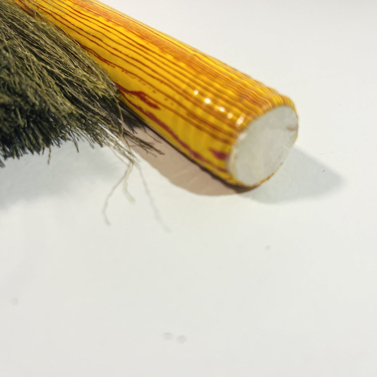 Asian Soft Grass Broom, 39 in, Yellow Screw-In Handle