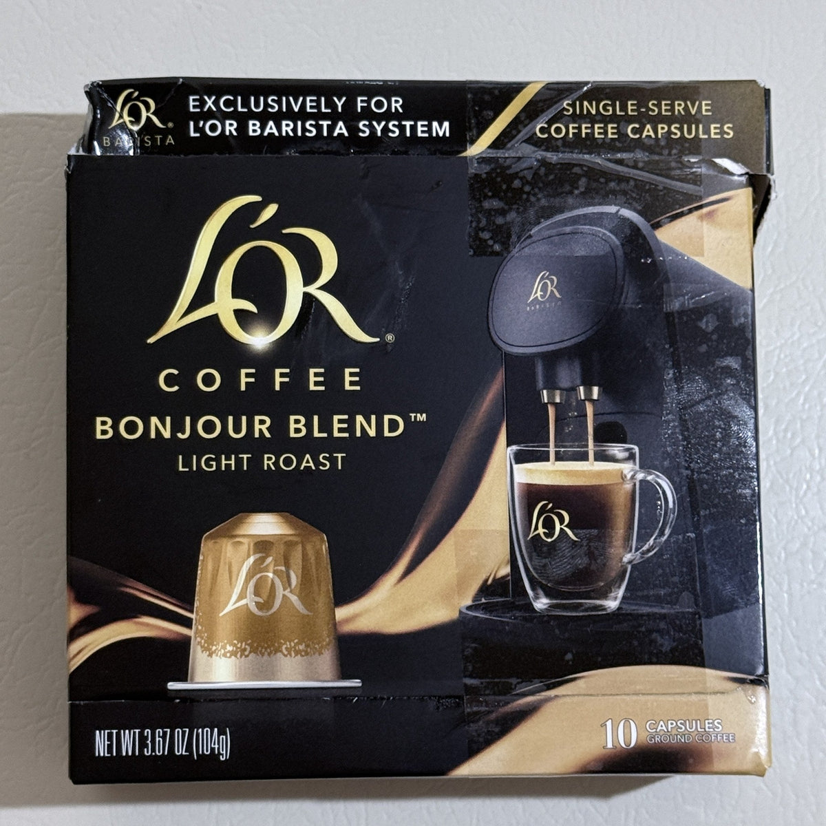 L'OR Bonjour Blend Coffee Capsules, 20 Count (2 Boxes), BB 02/2027
