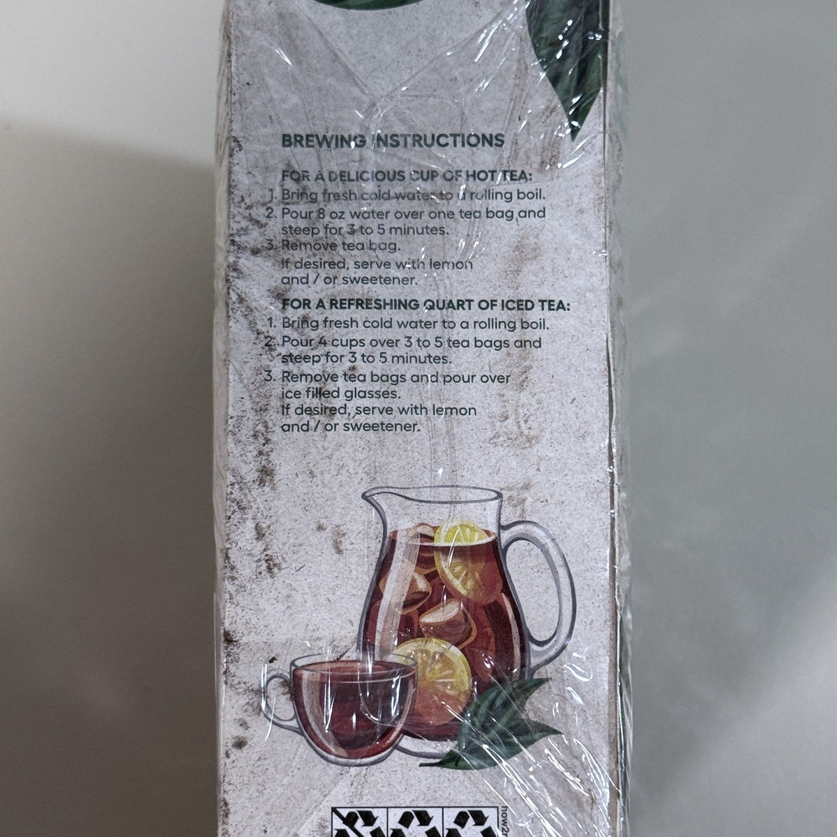 Newman's Own Organic Black Tea, 100 Wrapped Tea Bags, BB 05/2028