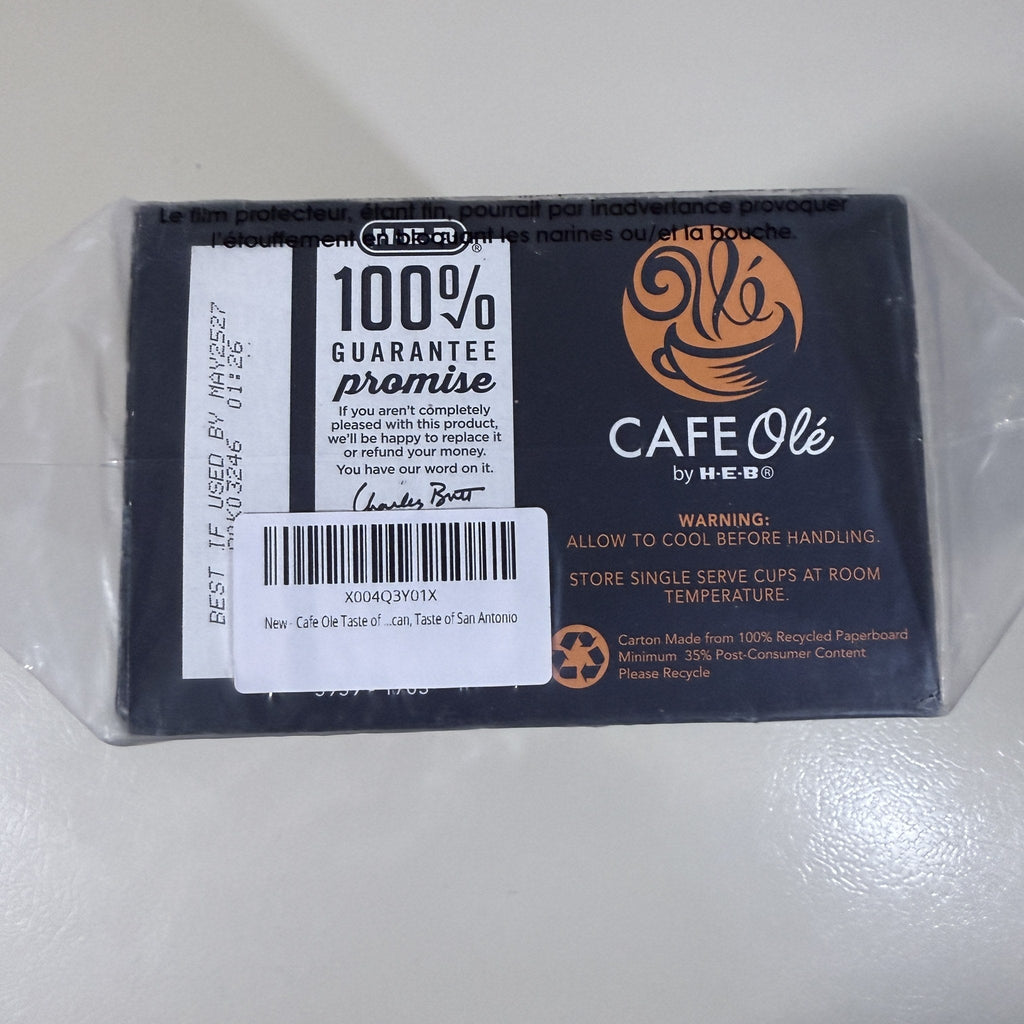 Cafe Ole Taste of Texas Single Serve Coffee Cups, 36 Count, BB 05/2027