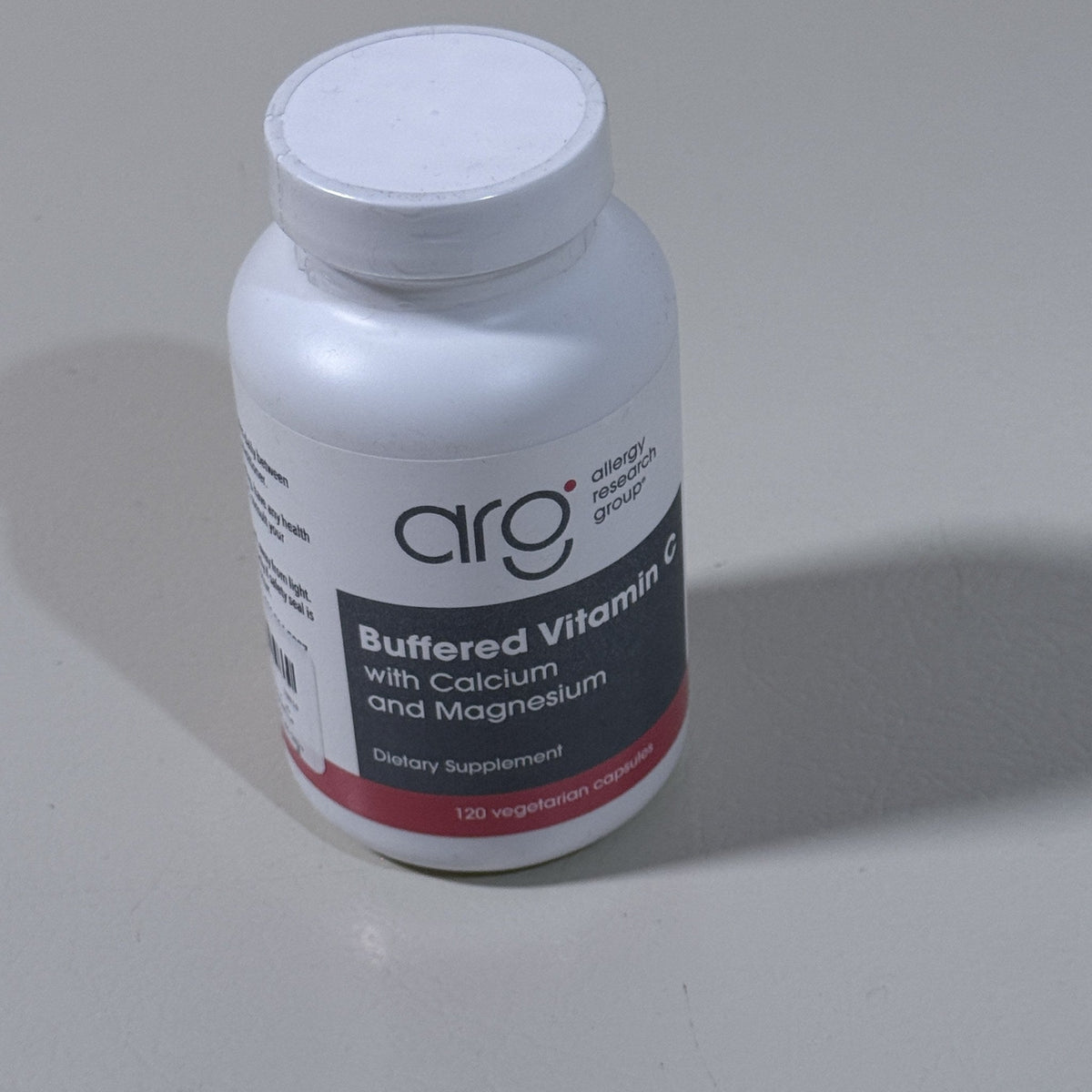 Allergy Research Group Buffered Vitamin C, 120 Capsules, Exp 06/2029