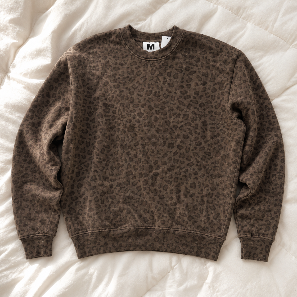 Leopard Cursive Game Day Sweatshirt *LEOPARD (S-3X)