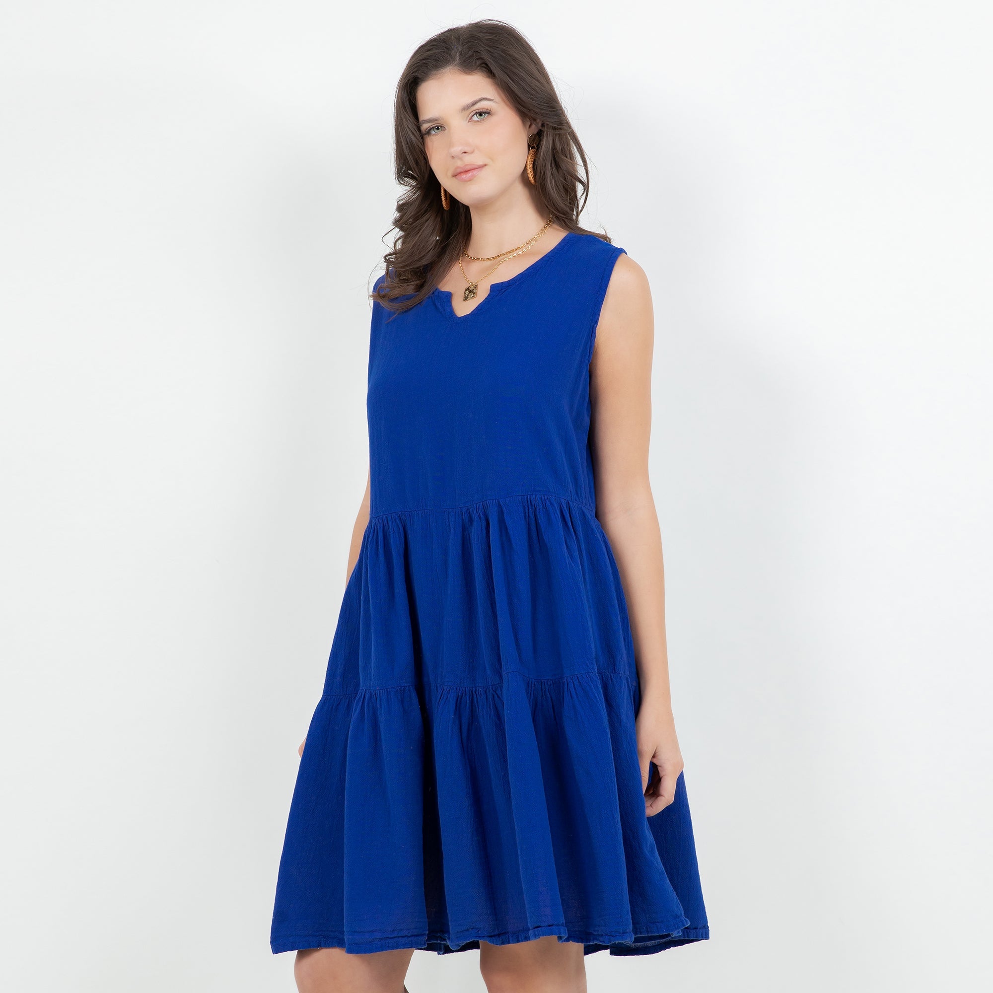 Anjanette Dress - 100% Cotton Gauze