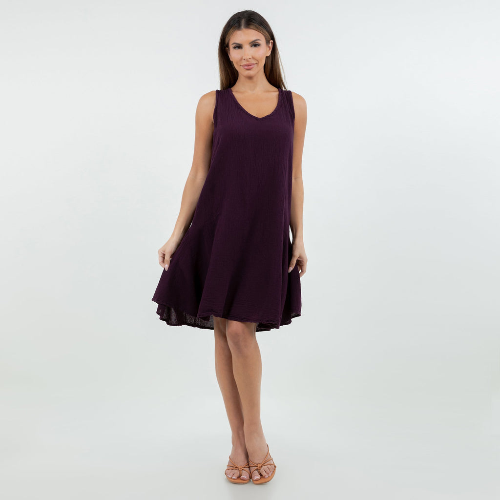Peyton Dress 100% Cotton Gauze Sizing
