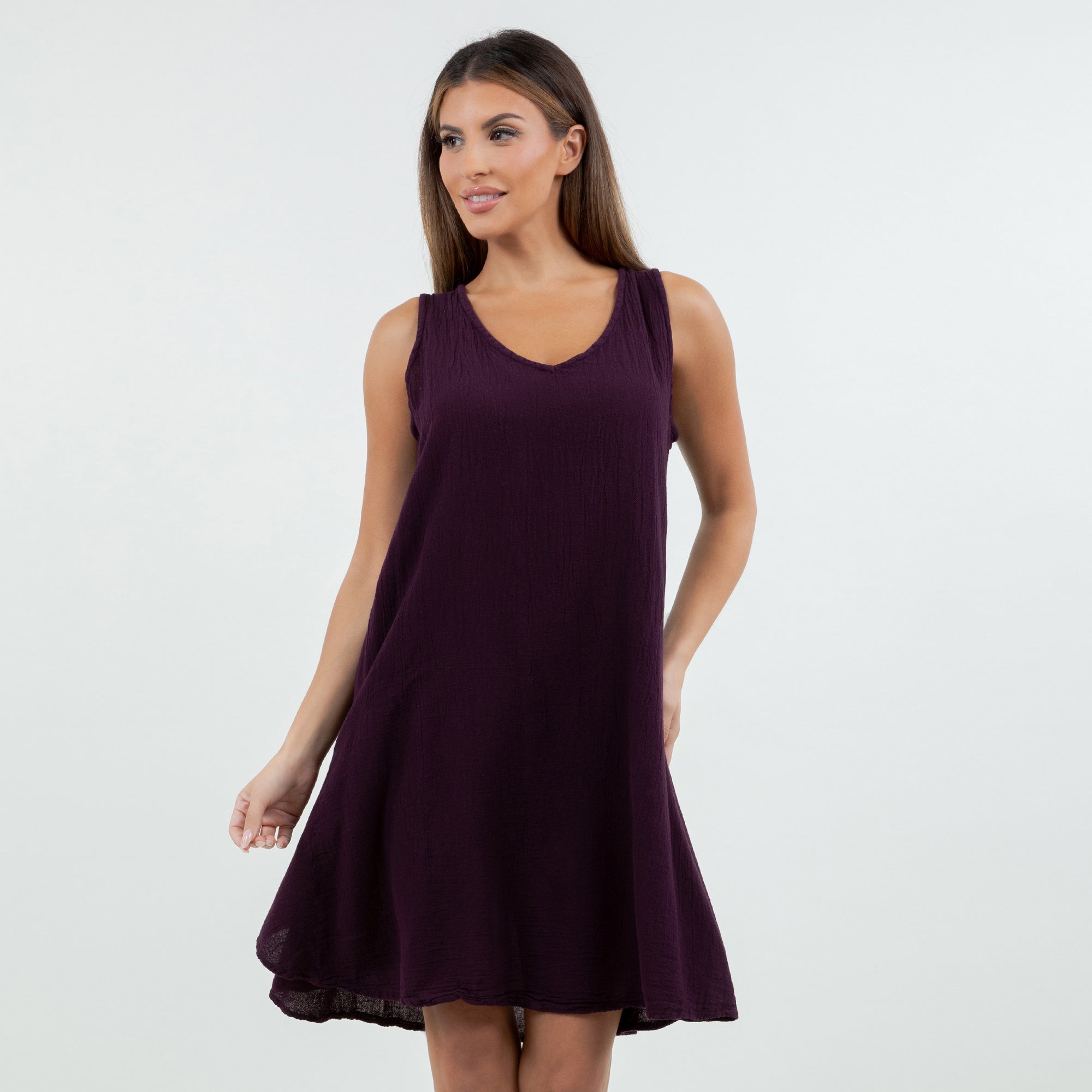 Peyton Dress 100% Cotton Gauze Sizing